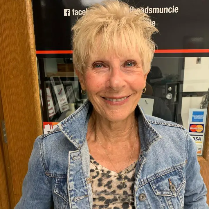 Feathered Pixie for Fine Hairstyle For Women Over 50