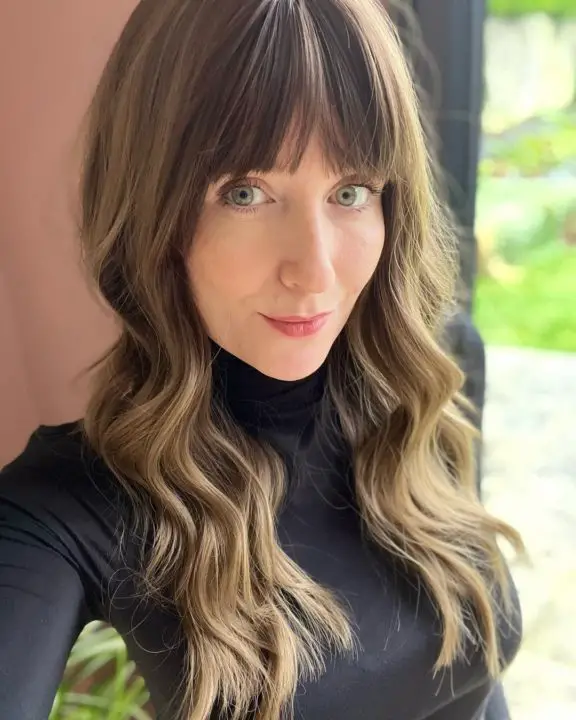 Shag with Bangs haircut For Women Over 50