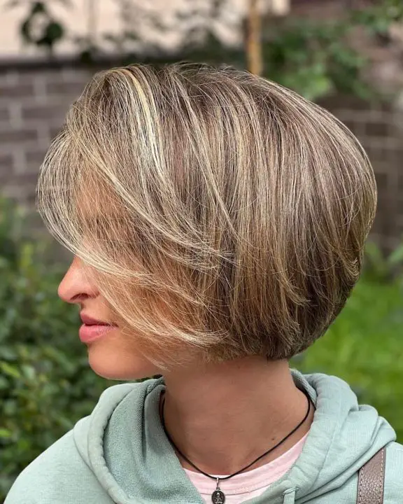 Short Bob Haircuts For Women Over 50