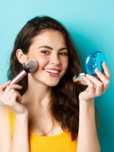 medium skin blush