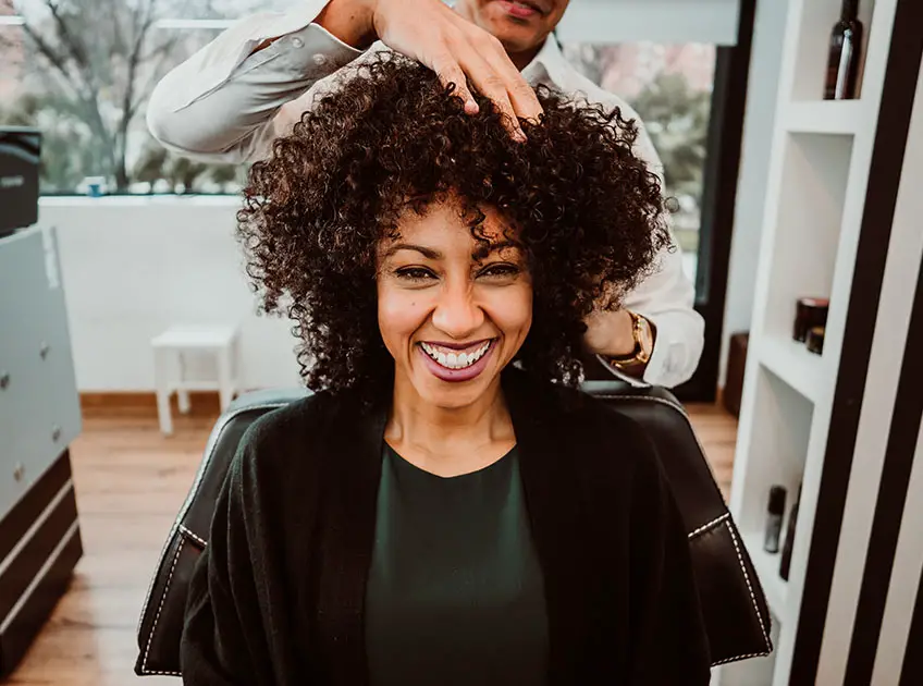 how to make a curly afro with short hair