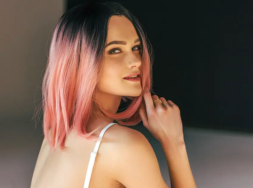 how to tone down pink hair