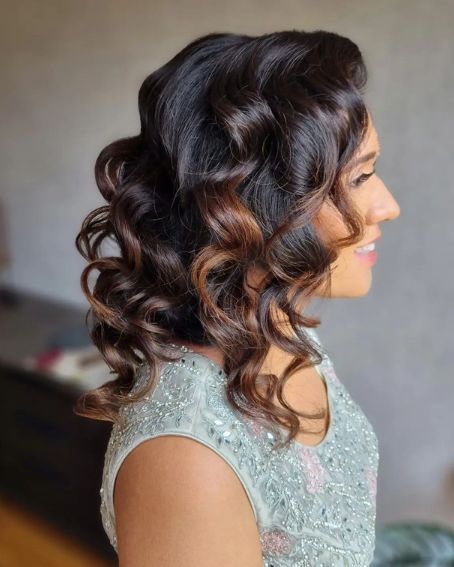 Permed Pin Curls: