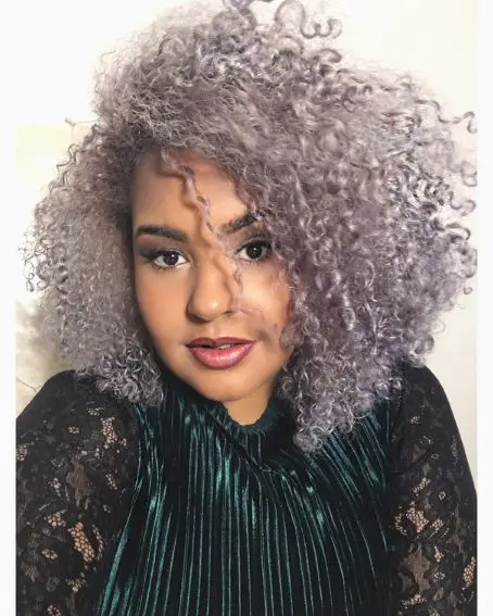 Grey Curly Lob