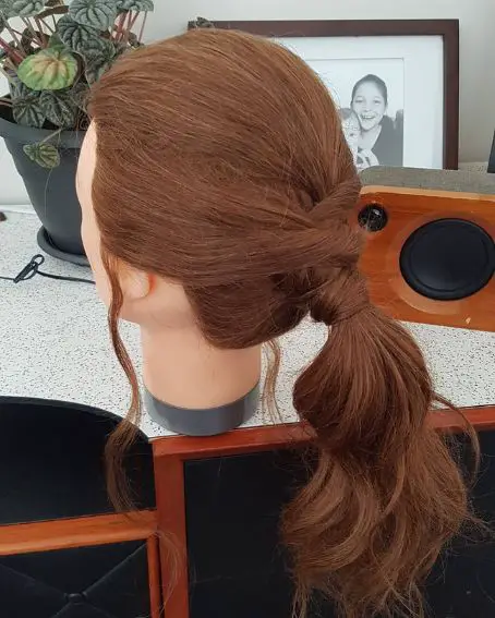 Braided Crossover Ponytail