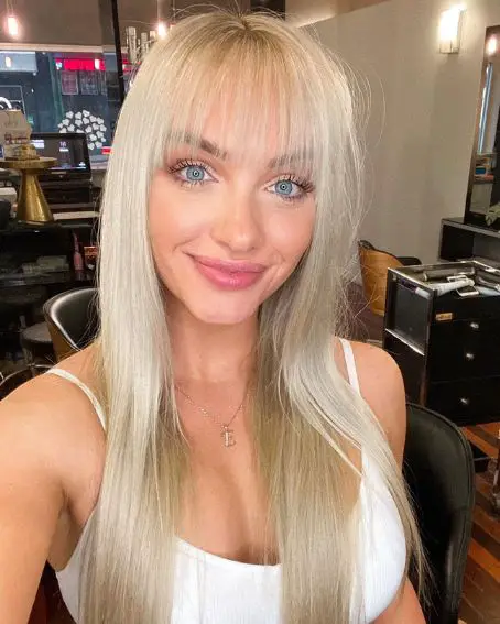 Blonde Bangs