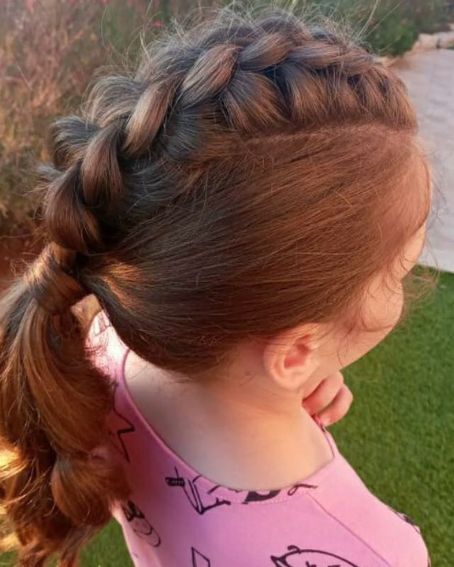 Dutch Braid Ponytail