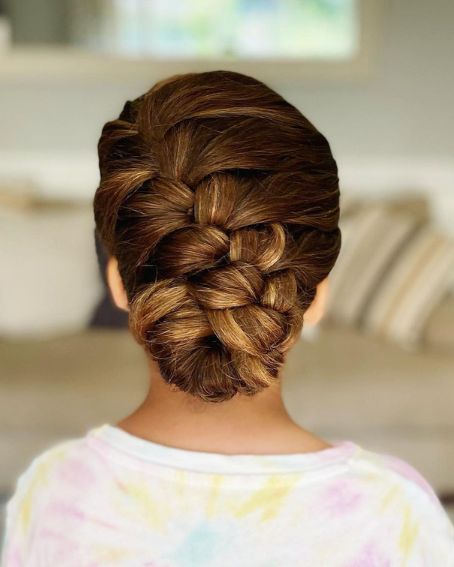 Braided Low Bun