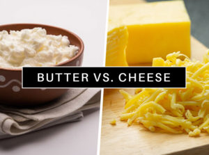 Butter vs. Cheese, What's the Difference