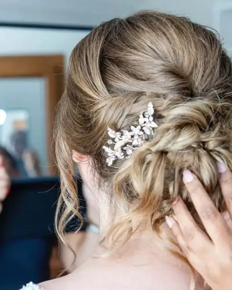 Romantic updo