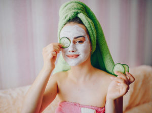 face mask before or after shower