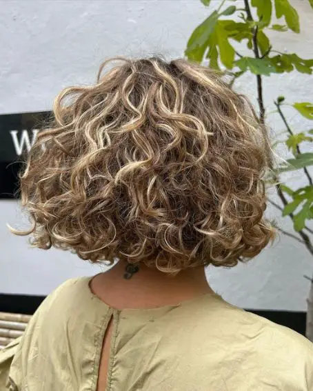 Short Curly Bob