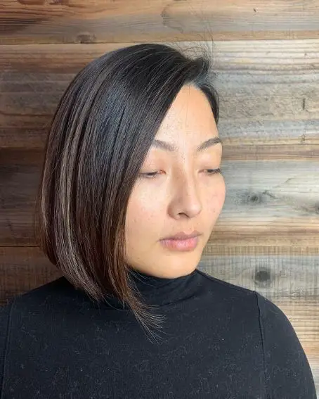 Asymmetrical cut