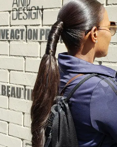 Wrapped Ponytail