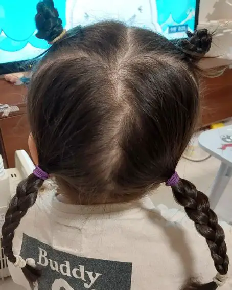Spacebuns With Braided Pigtails