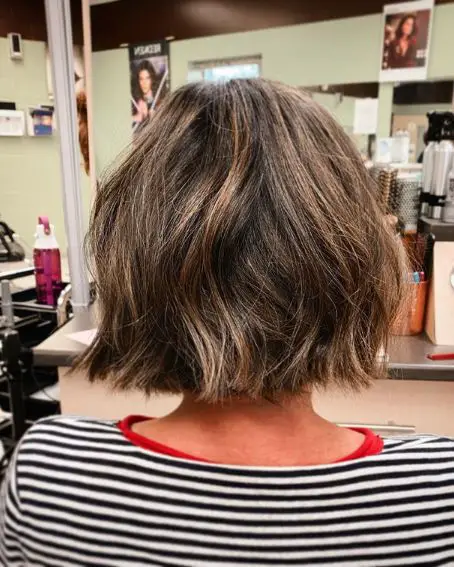 Relaxed Curls For Short Bob