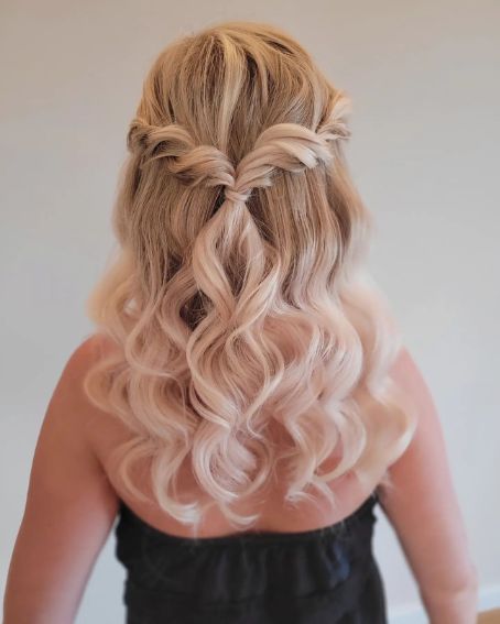 Banded Half-Updo