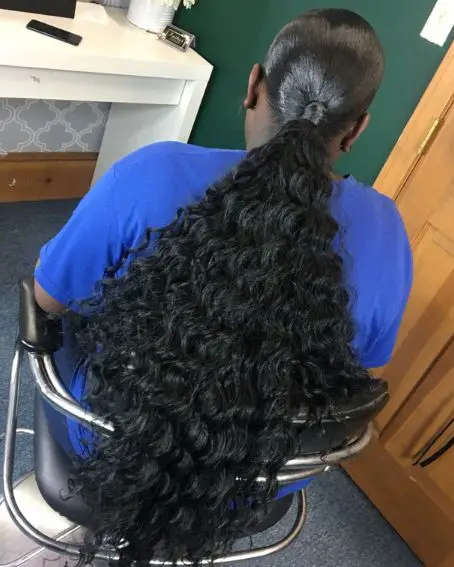 10 Best Curly Ponytail Hairstyles With Weave For Black Hair