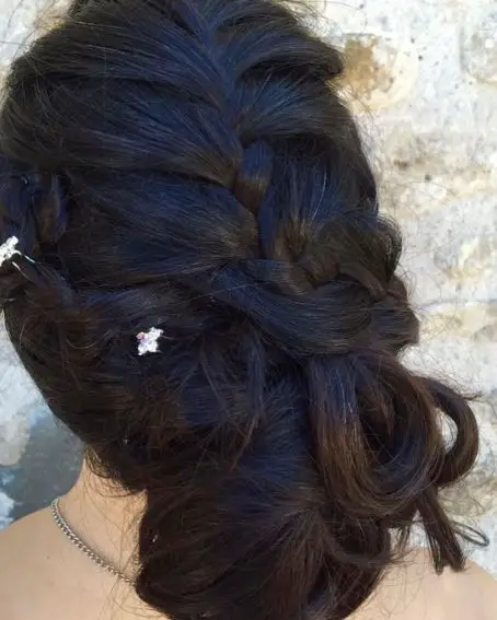 Faux Braid With Bun