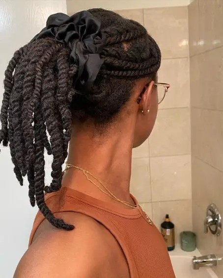 Two-strand Twist Out Puff