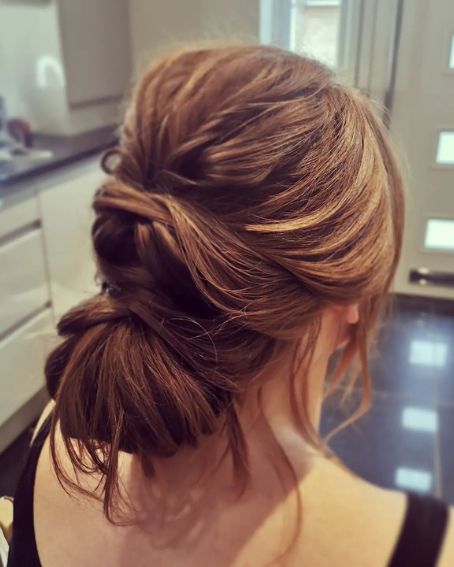 Knotted Low Bun