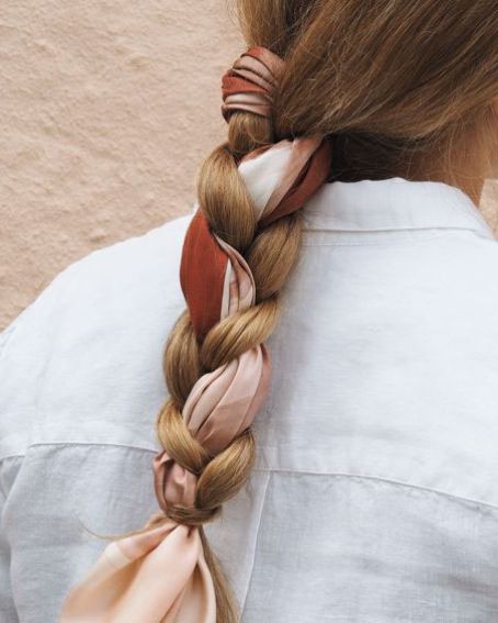 Braid With A Scarf