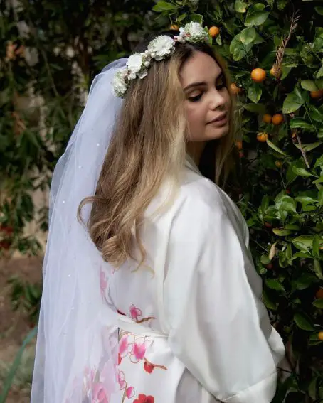 Flower Crown And Veil