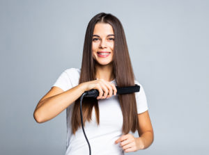 How to crimp hair with a flat iron