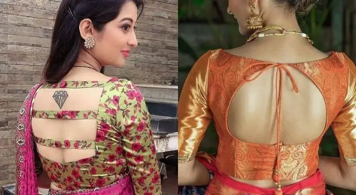 Latest Silk Saree Blouse Designs