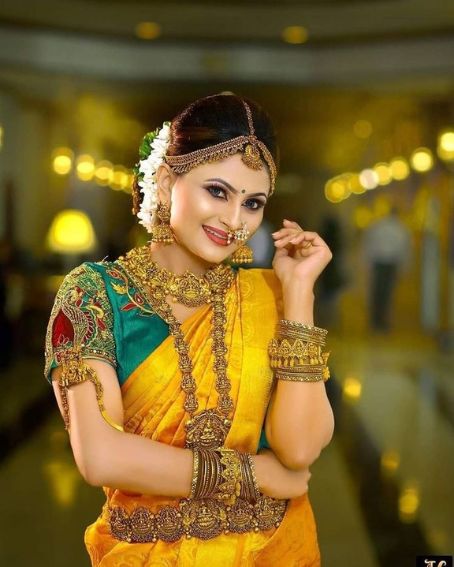 Chiffon Silk Bridal Heavy Work Blouse Design For Pattu Saree