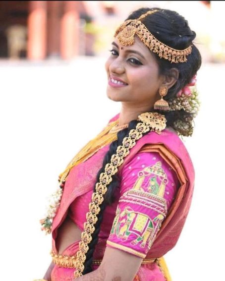 Bridal Entry-Themed Traditional Pattu Blouse Latest Computer Work Blouse Design