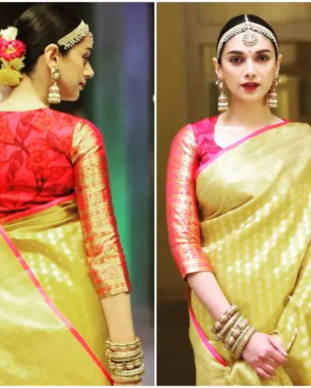 Kanjeevaram Saree Blouse Design Front And Back