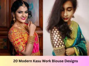 20 Modern Kasu Work Blouse Designs