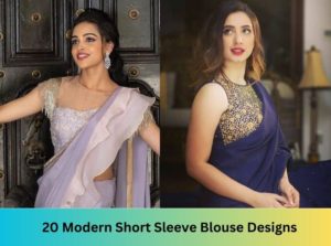 20 Modern Short Sleeve Blouse Designs