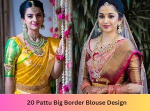 20 Pattu Big Border Blouse Design