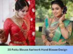 Pattu Blouse Aariwork Hand Blouse Design