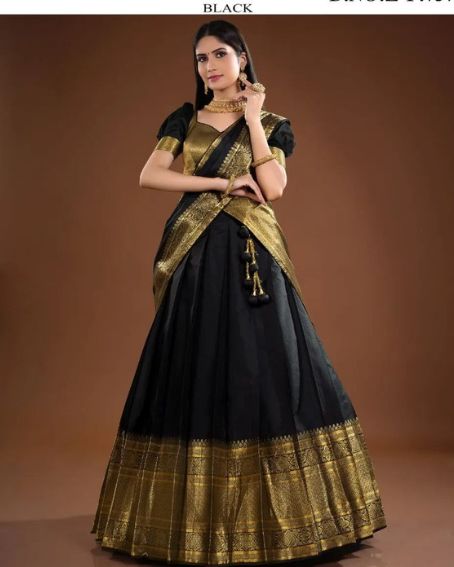 Puff Modern Banarasi Lehenga Blouse Design