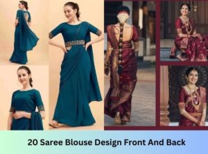Saree Blouse Design Front And Back
