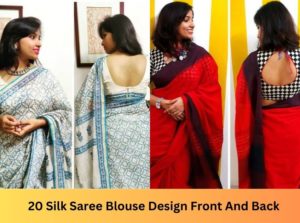 Silk Saree Blouse Design Front And Back