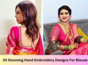 20 Stunning Hand Embroidery Designs For Blouse