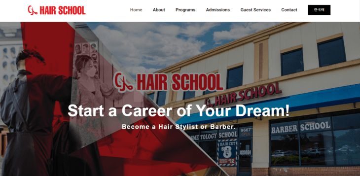 CJ Hair School In Northern Virginia