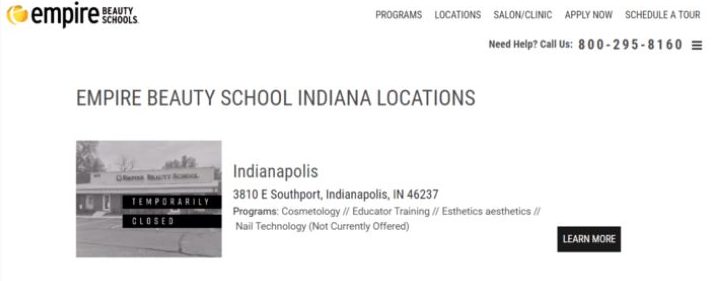 Empire Beauty School In Indiana