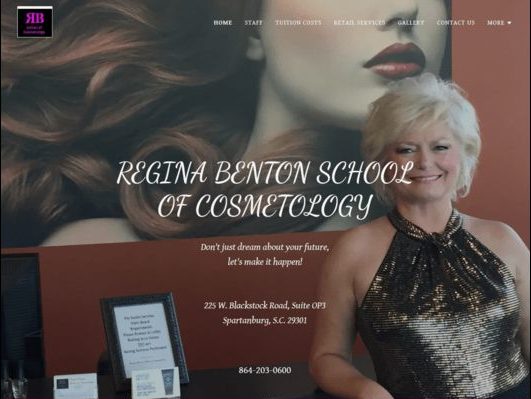 Regina Benton School of Cosmetology In Anderson, Sc
