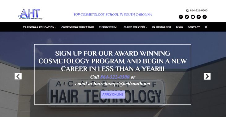 Academy of Hair Technology In Columbia SC 
