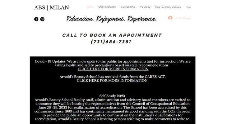 Arnold’s Beauty School In Columbia TN