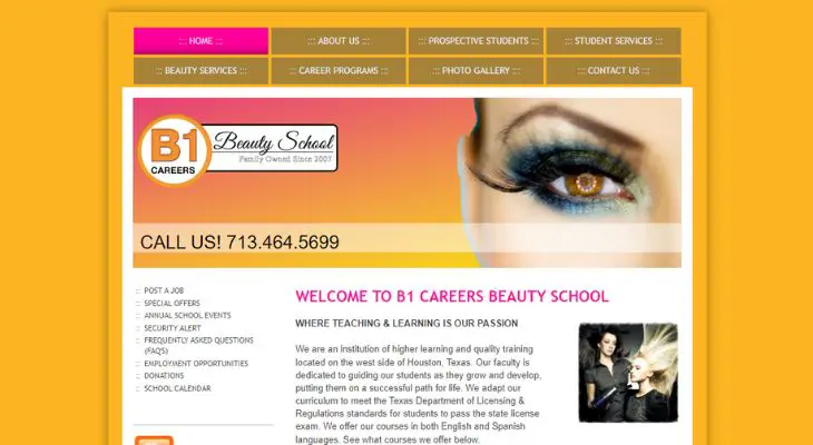 B1 Careers Beauty School In Katy TX