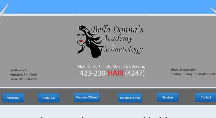 Belladonna’s Academy Of Cosmetology In Columbia TN