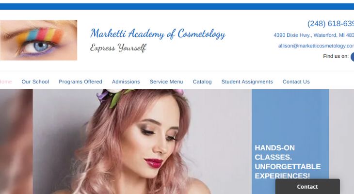 Marketti Academy of Cosmetology In Muskegon, Michigan