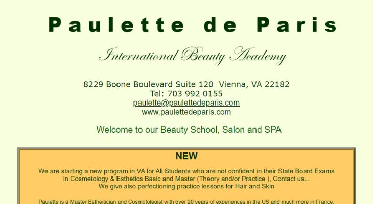 Paulette de Paris International Beauty Academy In Virginia Beach
