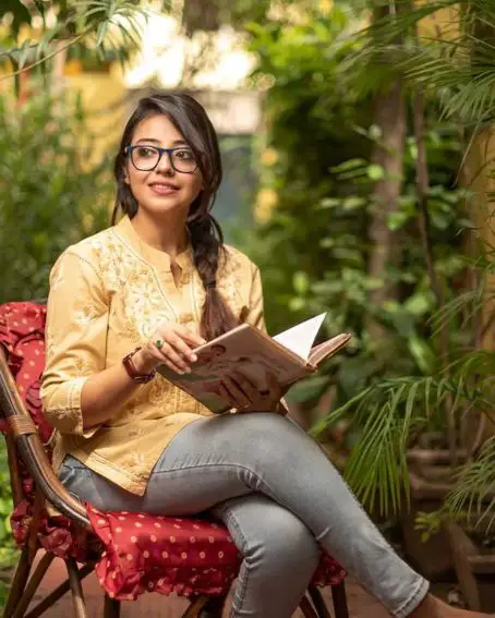 Chikankari Art Embroidery Mustard Color Kurti